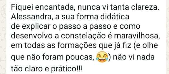 Depoimento: nunca vi tanta clareza, passo a passo e praticidade